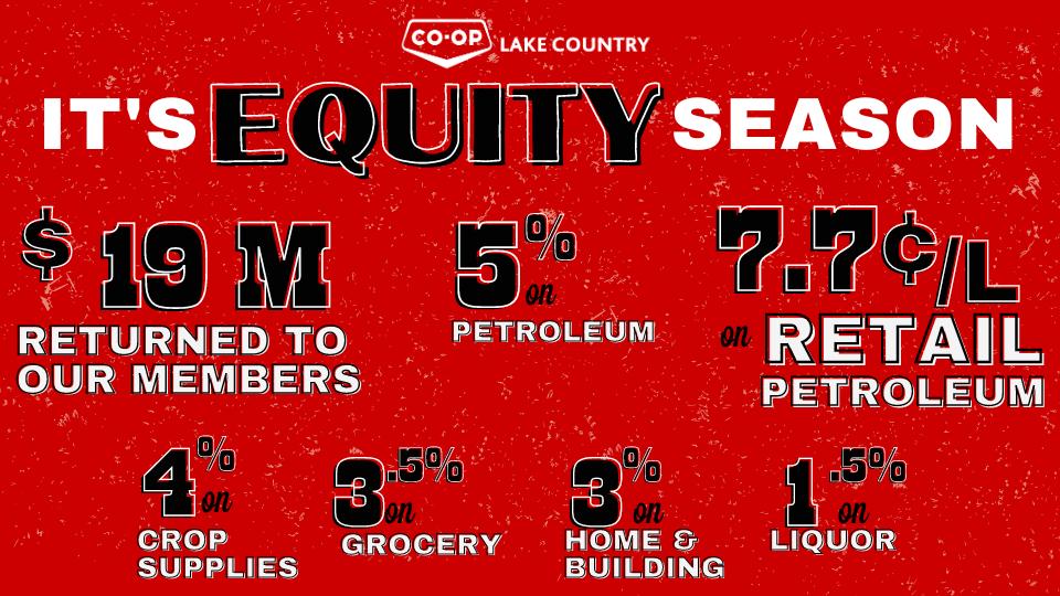 It's Equity Season! Lake Country Coop